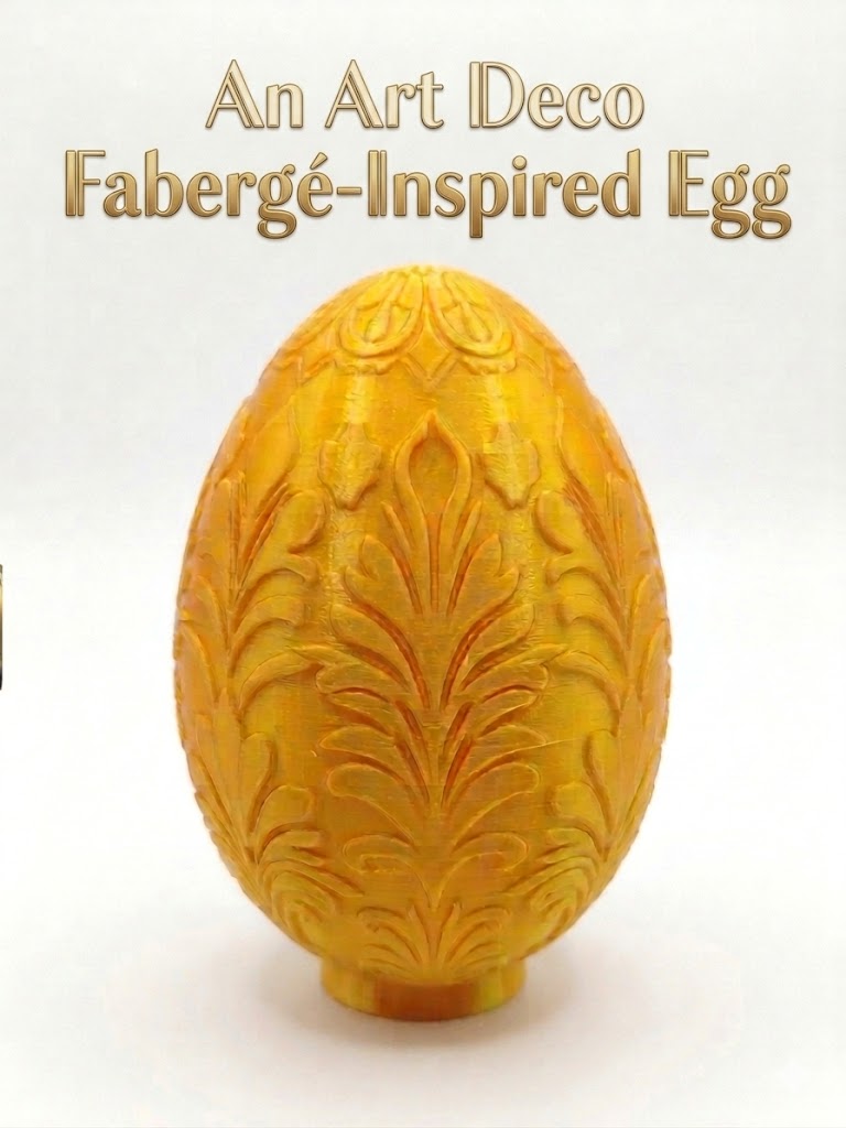 Miniatura 2 do modelo 3D Fabergé-Inspired Easter Egg