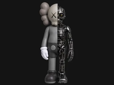 Kaws "Flayed Open" Bionic Edition - Fast Print