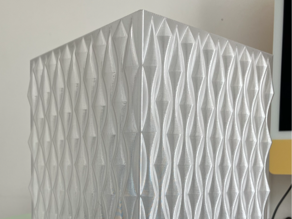 Undulating Translucent Lamp