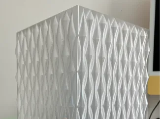 Undulating Translucent Lamp
