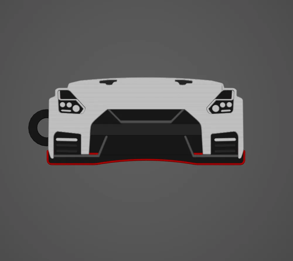 GTR R35 keychain by 3DSpinners - MakerWorld