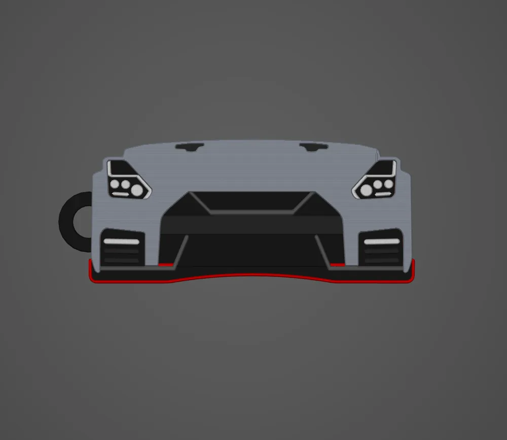 GTR R35 keychain by 3DSpinners - MakerWorld
