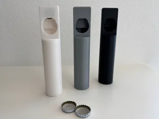 Flaschenöffner mit Kronkorkensammler