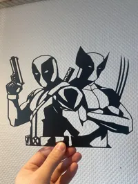 Tableau Deadpool contre Wolverine — photo 2
