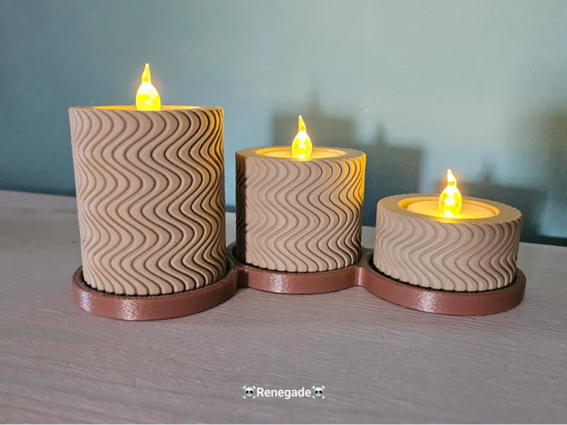 Design Teelichthalter mit Vase