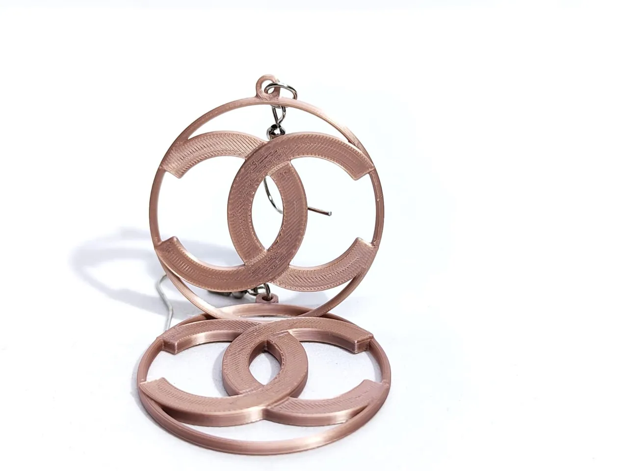 Inspired by Chanel style earrings jewelry V2 view 3