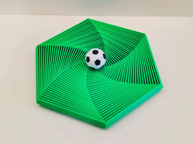 Football Twisting Hexagonal Fidget