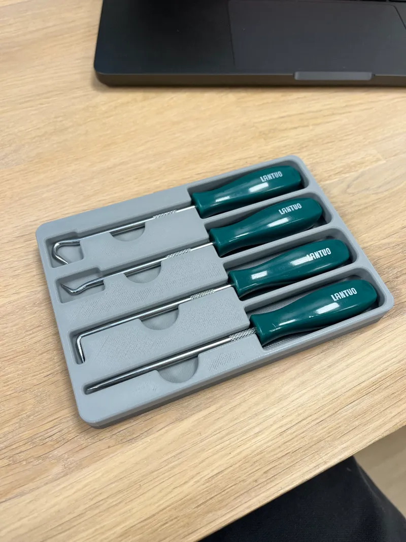 Pick and Hook Set with square handle