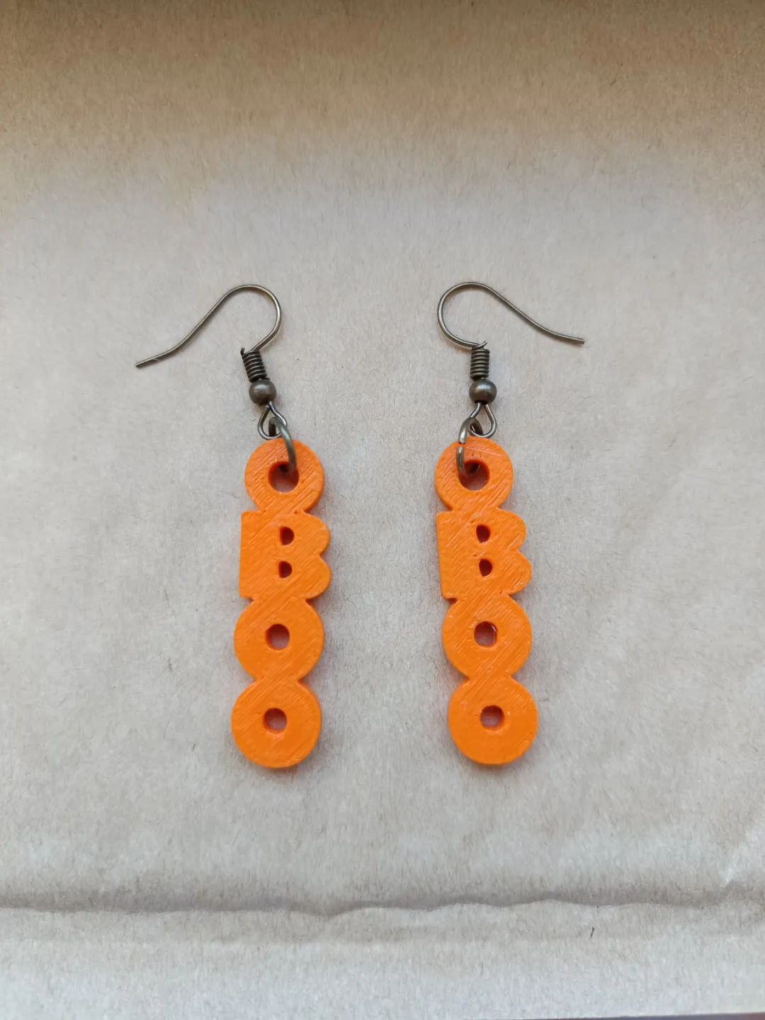 Boo Halloween Earrings view 2