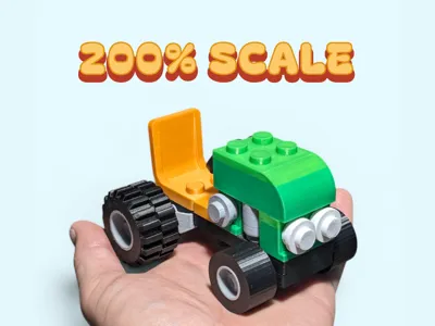 LEGOs Brick 200% Tractor