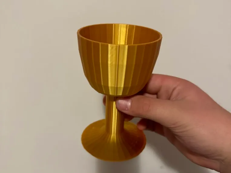 simple gold chalice