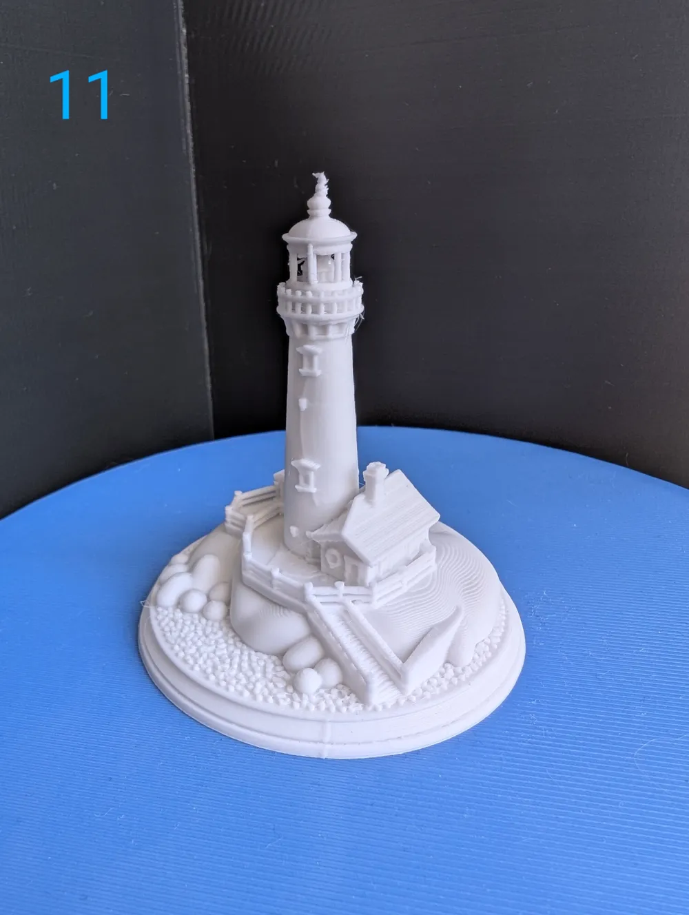 Lighthouse On The Rocks miniature Collection - Free 3D Print Model ...