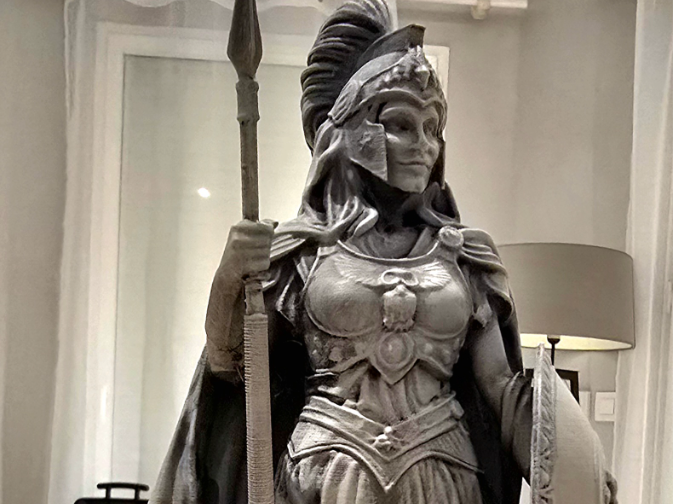 Athena statue