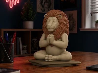 Zen Lion – Mindful Savana Series