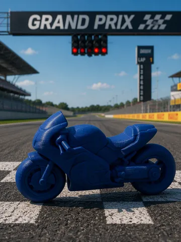Letrero o emblema decorativo: Chubby Vehicles Series - #34 Sport Bike — vista de referencia 2