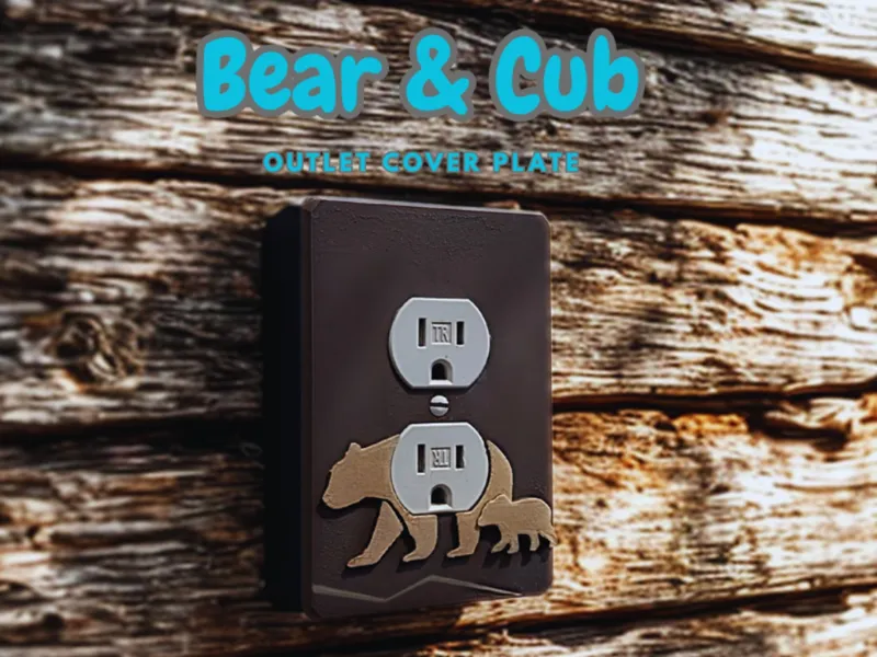 Bear & Cub Outlet Cover