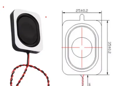 Speaker enclosure - laptop 3525/2535