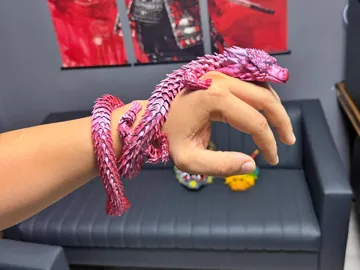Adorno temático: Flexi Dragon – Articulated Fantasy Dragon — vista de referencia 3