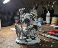 Figurine détaillée de la Cailleach, reine de l'hiver — photo 4