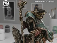 Figurine détaillée de la Cailleach, reine de l'hiver — photo 1
