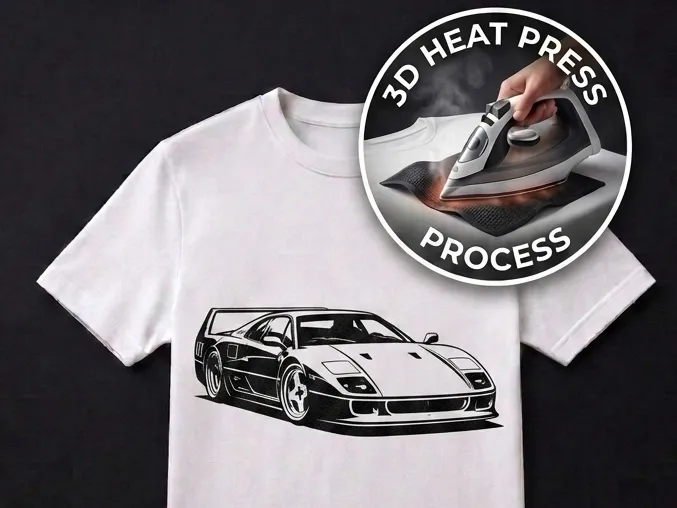 Ferrari F40 - T-shirt Print