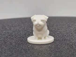 Small Sitting Pug Mini