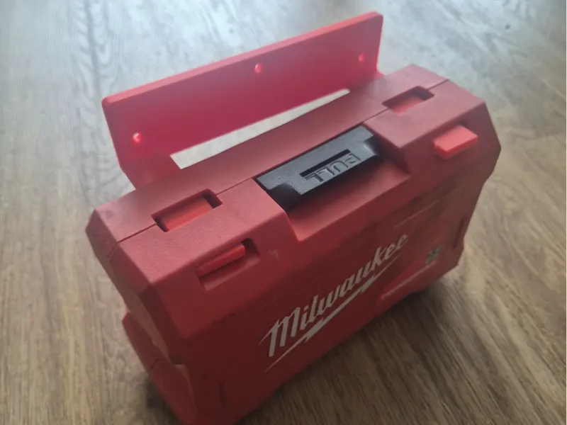 Milwaukee drill box holder