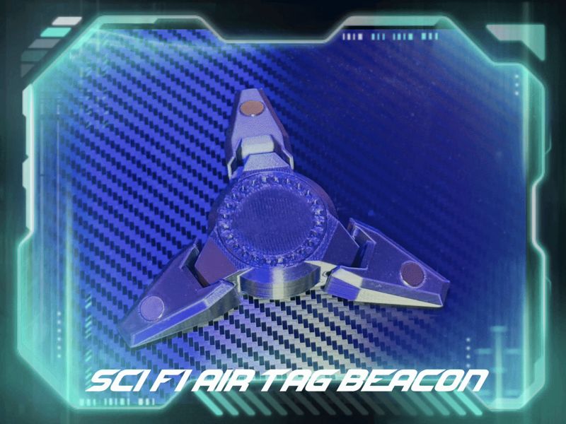 AirTag Sci Fi magnetic beacon - star wars inspired