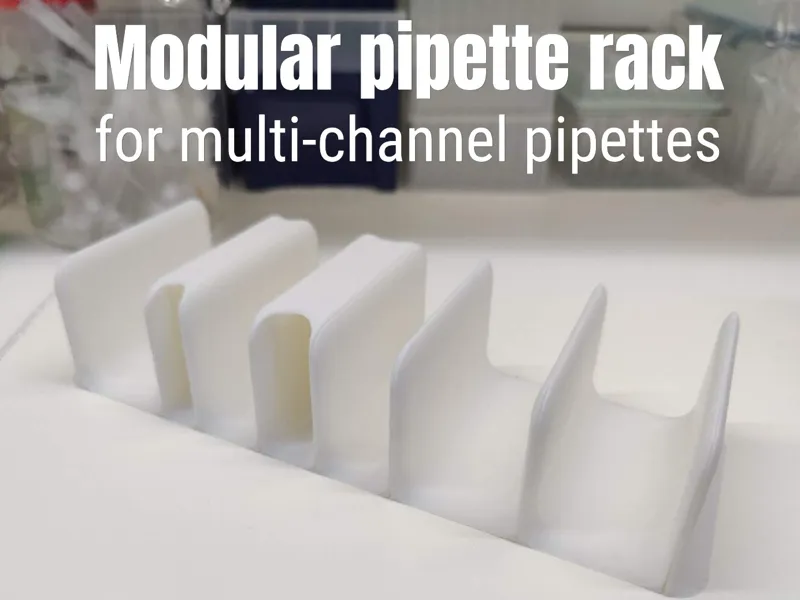 Multichannel pipette rack