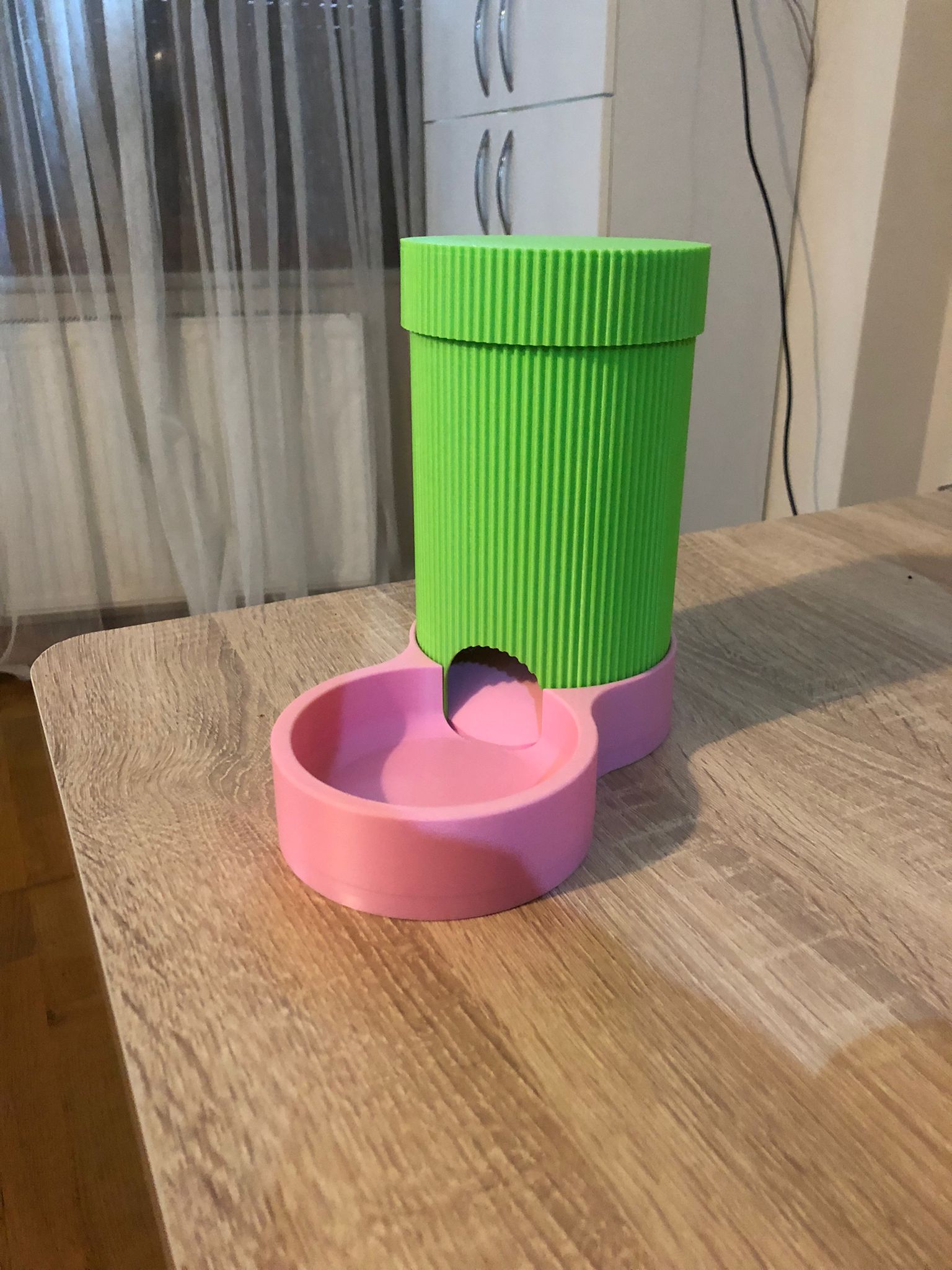Miniatura 5 do modelo 3D Trockenfutter Spender (modular 3-teilig)