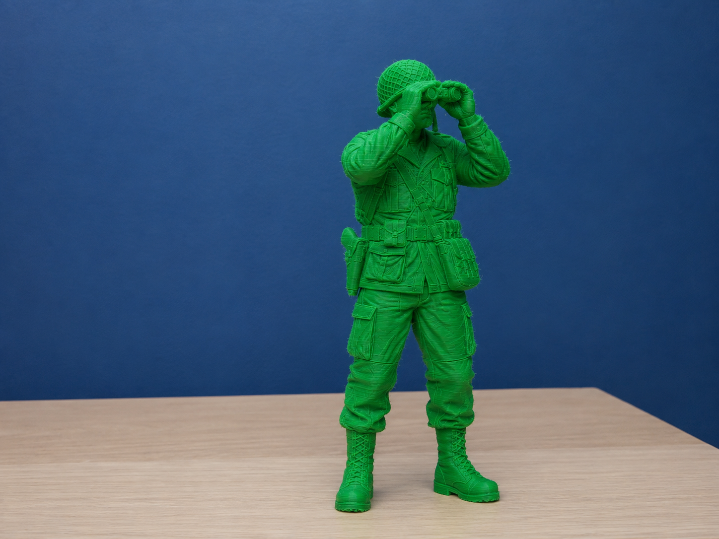 Soldier with Binoculars