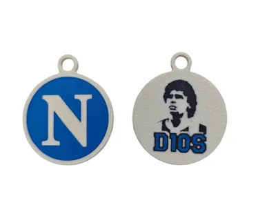 SSCN NAPOLI D10S MARADONA Keychain