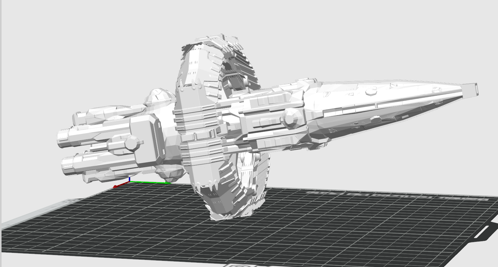 Miniatura 2 do modelo 3D 蓝色空间号