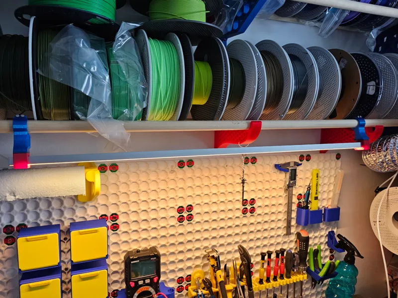 IKEA MITTLED Angled Dowel Mount (TPU/PETG Hybrid)