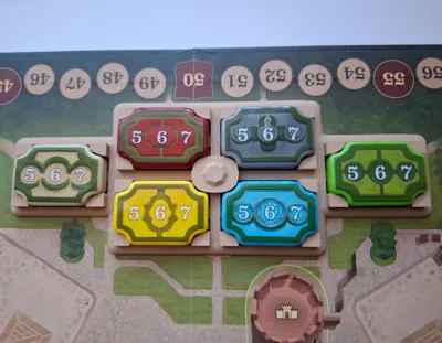 Castles of Burgundy Bonus Tile Holder