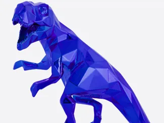 T-Rex Low Poly – Petit bras, grande attitude !