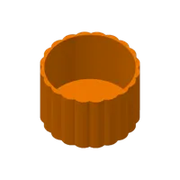 Cord Flower Pot (No Drainage) - Quick 1h49m - 0.28mm layer, 2 walls, 15% infill
