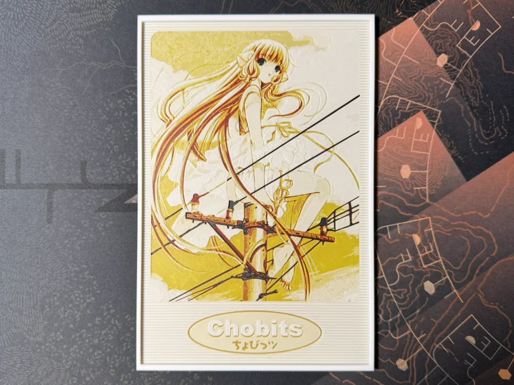 Chobits - HueForge - Free 3D Print Model - MakerWorld
