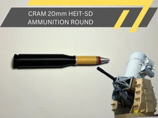 20x128mm HEIT-SD Round for the CRAM 1:1 Replica