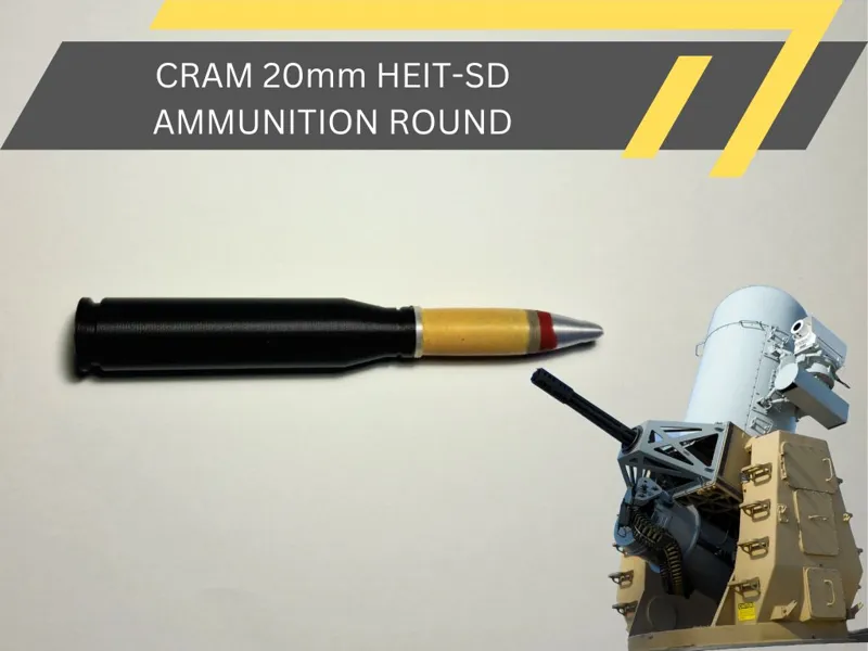 20x128mm HEIT-SD Round for the CRAM 1:1 Replica