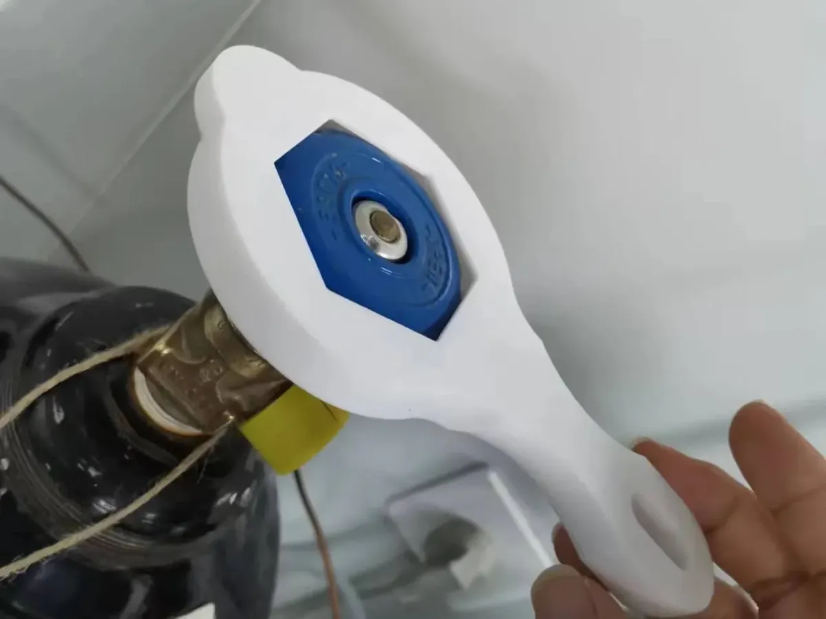 Poignée d'ouverture pour bouteille de gaz