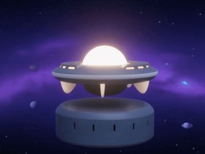 Maglev Levitating UFO/Ambient Light UFO/Magnetic Ornament Spaceship/Spacecraft