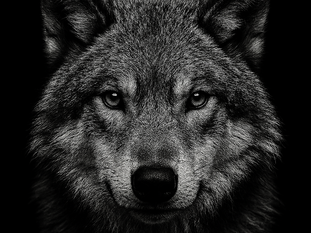 Hueforge Wolf