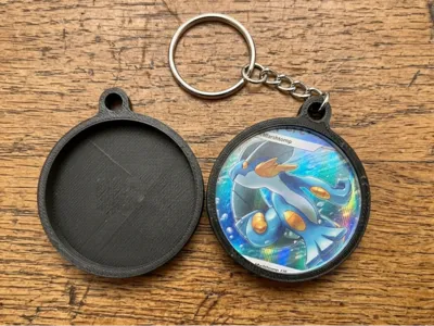 Pokémon Card-Cut Keychain