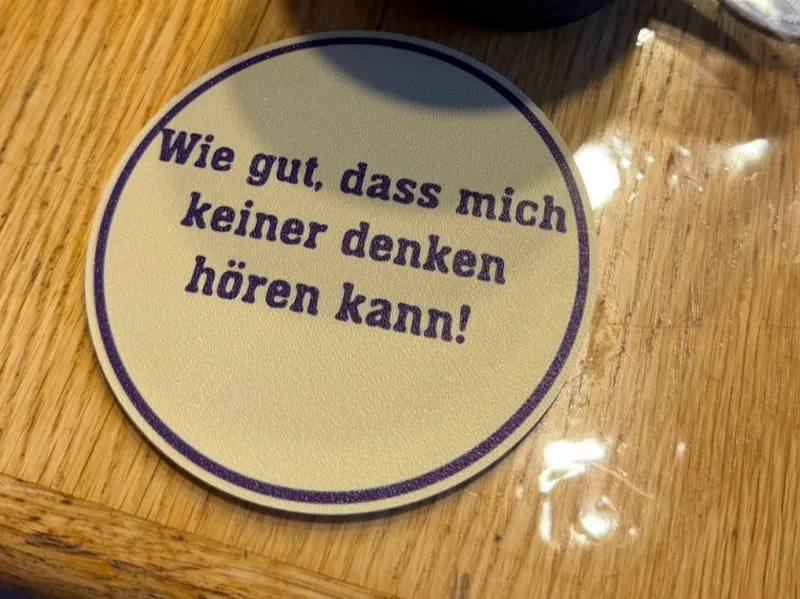 Tasseuntersetzer mit lustigen Spruch!