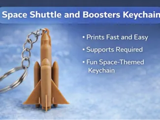 Space Shuttle Keychain