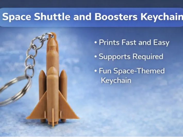 Space Shuttle Keychain