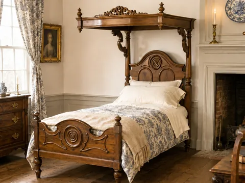 Marco decorativo: Miniature Half Tester Bed Frame — referencia de MakerWorld