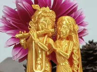 Sculpture de Krishna et Radha — photo 3