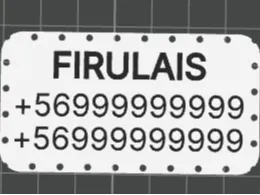 Placa para perro / dog tag
